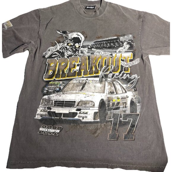 Vintage Breakout Racing World Champion 2022 Dekra #17 Shirt Men’s Sz Large Shirt - Picture 1 of 14